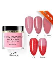 Born Pretty Dipping Nail Powder Cat Magnetic Chameleon Gradient Nail Glitter Powder Sparkle 10ml Natural Dry Dip Nails Decor