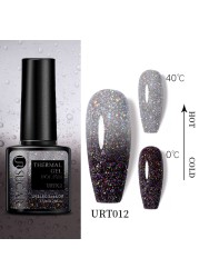 UR SUGAR Thermal Nail Polish Shiny Sequins Effect Color Change Gel Varnish All For Manicure Nails Art UV Semi Permanent Gelak