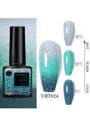 UR SUGAR Thermal Nail Polish Shiny Sequins Effect Color Change Gel Varnish All For Manicure Nails Art UV Semi Permanent Gelak