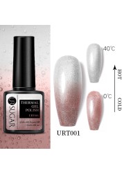 UR SUGAR Thermal Nail Polish Shiny Sequins Effect Color Change Gel Varnish All For Manicure Nails Art UV Semi Permanent Gelak