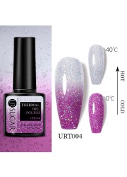 UR SUGAR Thermal Nail Polish Shiny Sequins Effect Color Change Gel Varnish All For Manicure Nails Art UV Semi Permanent Gelak