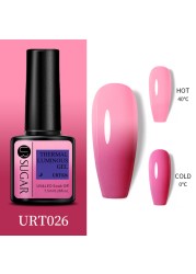 UR SUGAR Thermal Nail Polish Shiny Sequins Effect Color Change Gel Varnish All For Manicure Nails Art UV Semi Permanent Gelak