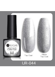 UR SUGAR 7.5ml Glitter UV Gel Polish Bling Sequins Rose Gold Silver Soak Off Manicure Nail UV Gel Polish Lacquer Base