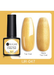 UR SUGAR 7.5ml Glitter UV Gel Polish Bling Sequins Rose Gold Silver Soak Off Manicure Nail UV Gel Polish Lacquer Base