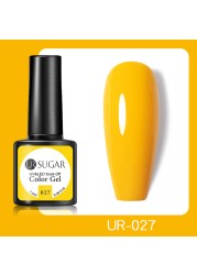 UR SUGAR 7.5ml Glitter UV Gel Polish Bling Sequins Rose Gold Silver Soak Off Manicure Nail UV Gel Polish Lacquer Base