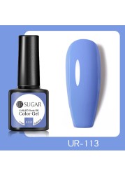 UR SUGAR 7.5ml Glitter UV Gel Polish Bling Sequins Rose Gold Silver Soak Off Manicure Nail UV Gel Polish Lacquer Base