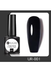 UR SUGAR 7.5ml Glitter UV Gel Polish Bling Sequins Rose Gold Silver Soak Off Manicure Nail UV Gel Polish Lacquer Base