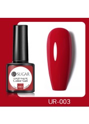 UR SUGAR 7.5ml Glitter UV Gel Polish Bling Sequins Rose Gold Silver Soak Off Manicure Nail UV Gel Polish Lacquer Base