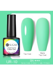 ur sugar 7.5ml luminous gel nail polish glow in the dark color semi permanent soak off uv varnish gel fluorescent nails art