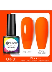 ur sugar 7.5ml luminous gel nail polish glow in the dark color semi permanent soak off uv varnish gel fluorescent nails art