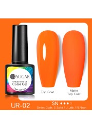 ur sugar 7.5ml luminous gel nail polish glow in the dark color semi permanent soak off uv varnish gel fluorescent nails art