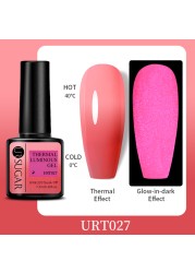 ur sugar 7.5ml luminous gel nail polish glow in the dark color semi permanent soak off uv varnish gel fluorescent nails art