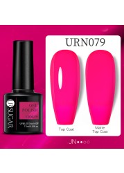 ur sugar 7.5ml luminous gel nail polish glow in the dark color semi permanent soak off uv varnish gel fluorescent nails art