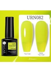 ur sugar 7.5ml luminous gel nail polish glow in the dark color semi permanent soak off uv varnish gel fluorescent nails art