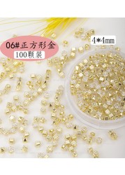 100PCS Claw diamond super flash water drop horse eye zircon jewelry new exquisite square crystal transparent open diamond