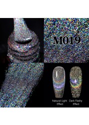 UR Sugar Fluorescent Reflective Gel Holographic Gel Nail Polish Shine Neon Glitter Semi Permanent Soak Off UV LED Nail Gel