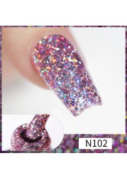 UR Sugar Fluorescent Reflective Gel Holographic Gel Nail Polish Shine Neon Glitter Semi Permanent Soak Off UV LED Nail Gel