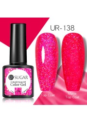 UR Sugar Fluorescent Reflective Gel Holographic Gel Nail Polish Shine Neon Glitter Semi Permanent Soak Off UV LED Nail Gel