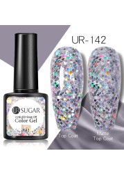 UR Sugar Fluorescent Reflective Gel Holographic Gel Nail Polish Shine Neon Glitter Semi Permanent Soak Off UV LED Nail Gel