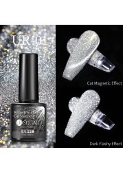 UR SUGAR Reflective Cat Magnetic Laser Gel Nail Polish Rainbow Gel Shine Semi Permanent Soak Off UV LED Varnish Nail Art