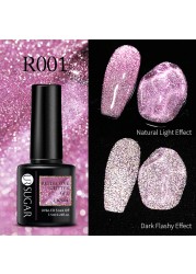 UR SUGAR Reflective Cat Magnetic Laser Gel Nail Polish Rainbow Gel Shine Semi Permanent Soak Off UV LED Varnish Nail Art