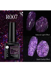 UR SUGAR Reflective Cat Magnetic Laser Gel Nail Polish Rainbow Gel Shine Semi Permanent Soak Off UV LED Varnish Nail Art