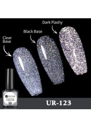 UR SUGAR Reflective Cat Magnetic Laser Gel Nail Polish Rainbow Gel Shine Semi Permanent Soak Off UV LED Varnish Nail Art