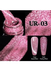 UR SUGAR 7.5ml Cat Reflective Magnetic Nail Gel Polish Rainbow Gel Shine Laser Gel Soak Off UV Varnish LED Nail Art Design