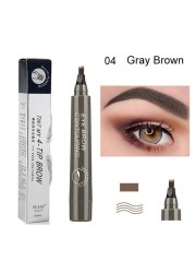 Microblading Eyebrow Pen Waterproof Fork Tip Eyebrow Tattoo Pen Long Lasting Professional Fine Sketch Liquid Eye Brow Pencil