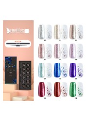 Nail Art Gel Kit Without Sticky Layer Nail Art Design Painting Carving Sculpting Spider Liner UV LED Maincure Set