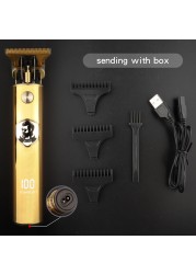 T9 Professional Electric Hair Clipper Trimmer For Man 0mm Baldheaded Barber Hair Cutting Machine Cordless Shaver