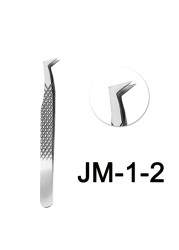 Stainless steel eyelashes tweezers makeup professional eyelashes tweezers tweezers eyebrow tweezers excellent closure