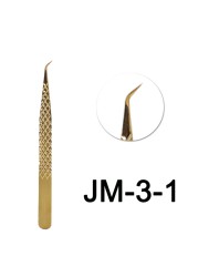 Stainless steel eyelashes tweezers makeup professional eyelashes tweezers tweezers eyebrow tweezers excellent closure