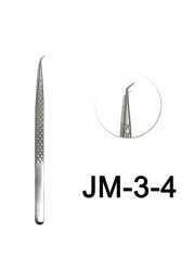 Stainless steel eyelashes tweezers makeup professional eyelashes tweezers tweezers eyebrow tweezers excellent closure