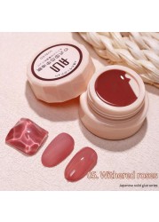 54 Colors Solid Cream Gel Nail Polish Long Lasting No Fade Semi Permanent Varnish Mix Nail Gel