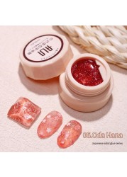 54 Colors Solid Cream Gel Nail Polish Long Lasting No Fade Semi Permanent Varnish Mix Nail Gel