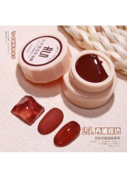 54 Colors Solid Cream Gel Nail Polish Long Lasting No Fade Semi Permanent Varnish Mix Nail Gel