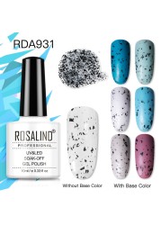 7ml/10ml Gel Nail Polish Quail Egg Effect Varnish for Nails Art Eggshell Hybrid Design Base and Top Coat for Gel Polish TSLM1