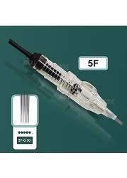 50 قطعة سهلة انقر العالمي 0.18/0.2/0.25/0.3/0.35/0.4 مللي متر 1RL تجميل دائم خرطوشة إبر 600D-G ل آلة لوشم الحاجب