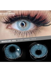 Ishihair Natural Colored Contact Lenses 2pcs Eye Color Contact Lenses Blue Green Beauty Pupils Color Contact Lenses Eye Yearly