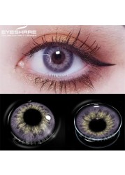 Ishihair Natural Colored Contact Lenses 2pcs Eye Color Contact Lenses Blue Green Beauty Pupils Color Contact Lenses Eye Yearly