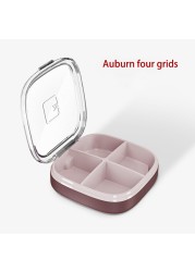 Tcare Travel Pill Organizer Moisture Proof Box for Pocket Purse Daily Pill Case Portable Medicine Vitamin Holder Container