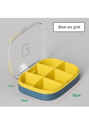 Tcare Travel Pill Organizer Moisture Proof Box for Pocket Purse Daily Pill Case Portable Medicine Vitamin Holder Container