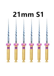 Dental Heat Activated Files Blue Endo Files Drive Use Rotary Files SX-F3 25mm For Root Canal Treatment