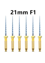 Dental Heat Activated Files Blue Endo Files Drive Use Rotary Files SX-F3 25mm For Root Canal Treatment