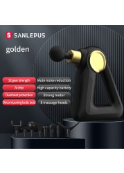 SANLEPUS 32 Levels Massage Gun LCD Display Electric Massager Deep Tissue Muscle Neck Body Back Relax Fitness Pain Relief