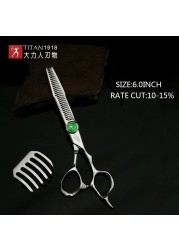 Titan hairdressing scissors 6 inch hair scissors professional barber scissors cutting thinning styling tool hairdressing shear