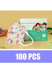 Baby KN95 Mask Unicorn 5 Layers Face Mask KN95S Respirator FPP2 Children Dinosaur Masks Individual Package Fast Delivery Neos