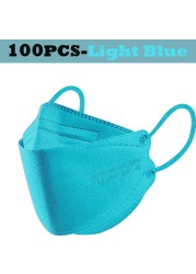 face mask kn95 ffp2 masks CE approved adults kn 95 health colors ffp2 mask máscara fish security protect mascarillas fpp2