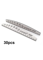 20/30/50/75/84pcs Gray Professional Nail Files 80 100 150 180 240 320 Nail Art Tools Clock Marker Mark Pattern